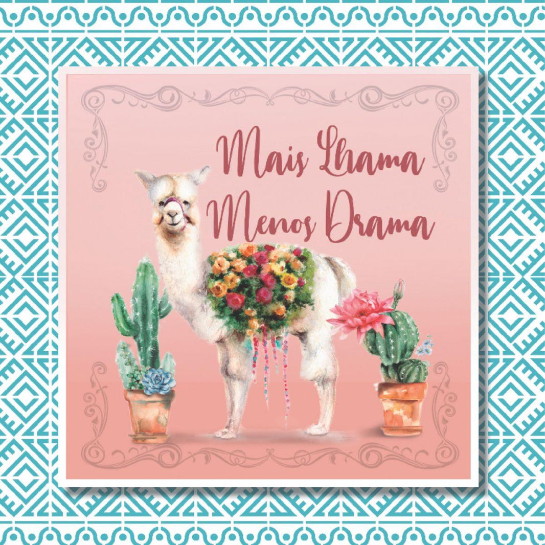 Papel Scrapbook 15x15 2758 Lhama 1 OPACARD - Palácio da Arte