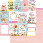 Papel Scrapbook Litoarte SD-1206 Floresça Cards 30,5x30,5cm - Palácio da Arte