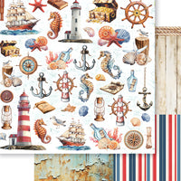 Papel Scrapbook Litoarte SD-1337 Mar Doce Lar Recortes 30,5x30,5cm - Palácio da Arte