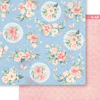 Papel Scrapbook Litoarte SD1-104 Amor com Arte Rosas 30,5x30,5cm - Palácio da Arte