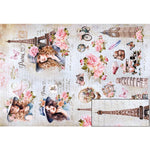 Papel Seda Litoarte PSL-018 Damas Vintage Paris 67,5x46cm - Palácio da Arte