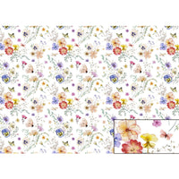 Papel Seda Litoarte PSL-025 Delicadeza em Flores 67,5x46cm - Palácio da Arte