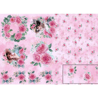 Papel Seda Litoarte PSL-041 Rosas e Damas 67,5x46cm - Palácio da Arte