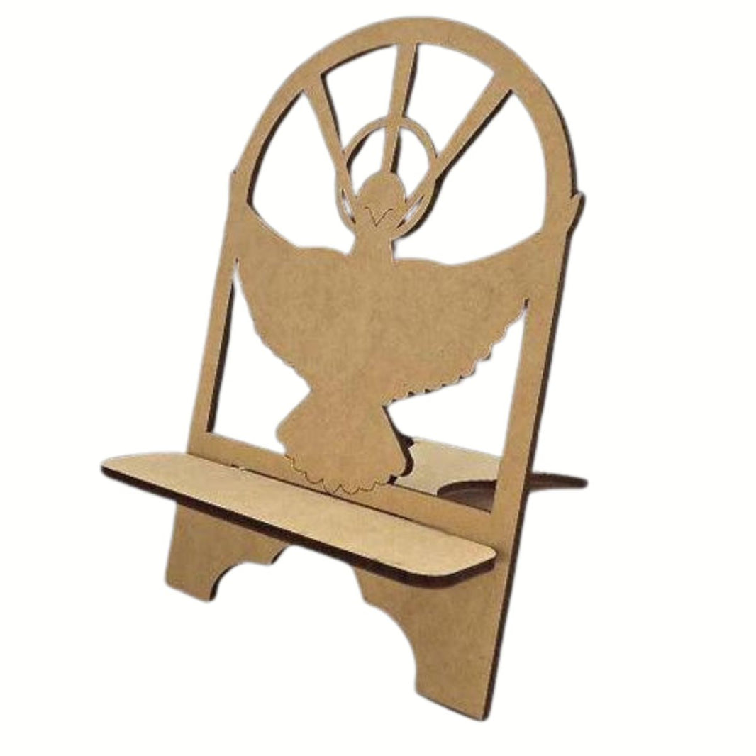 Porta Bíblia Espírito Santo em MDF 20,5x30cm - Palácio da Arte