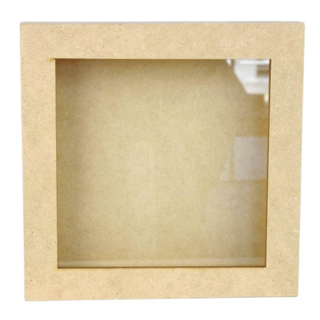 Quadro Scrapbook em MDF 13,8X13,8 com Vidro - Palácio da Arte