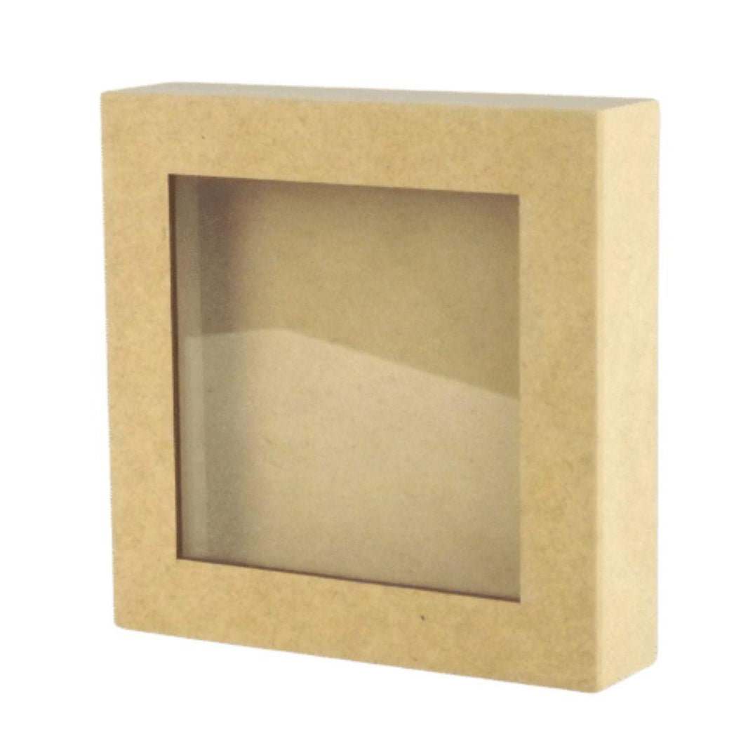 Quadro Scrapbook em MDF 13,8X13,8 com Vidro - Palácio da Arte