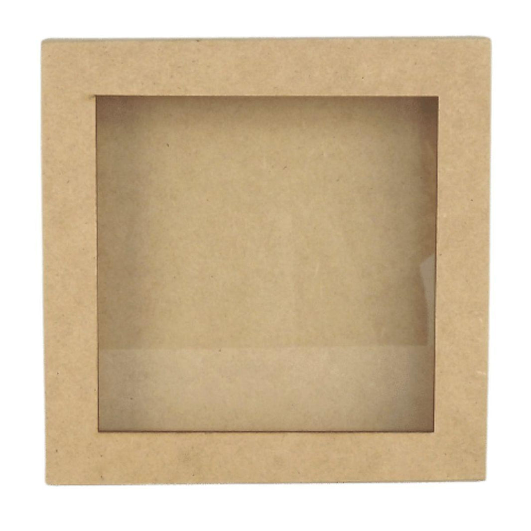 Quadro Scrapbook em MDF 17x17 com Vidro - Palácio da Arte