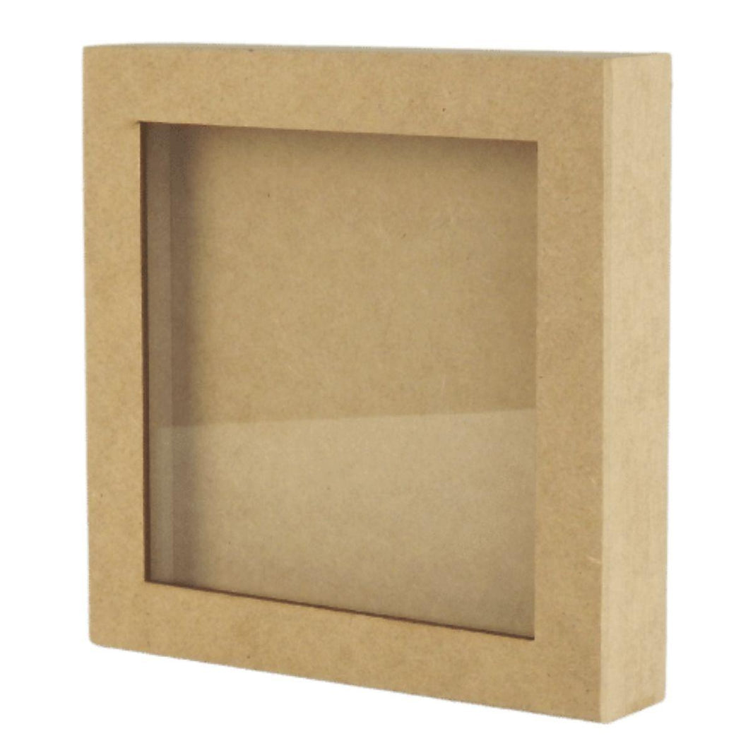 Quadro Scrapbook em MDF 17x17 com Vidro - Palácio da Arte