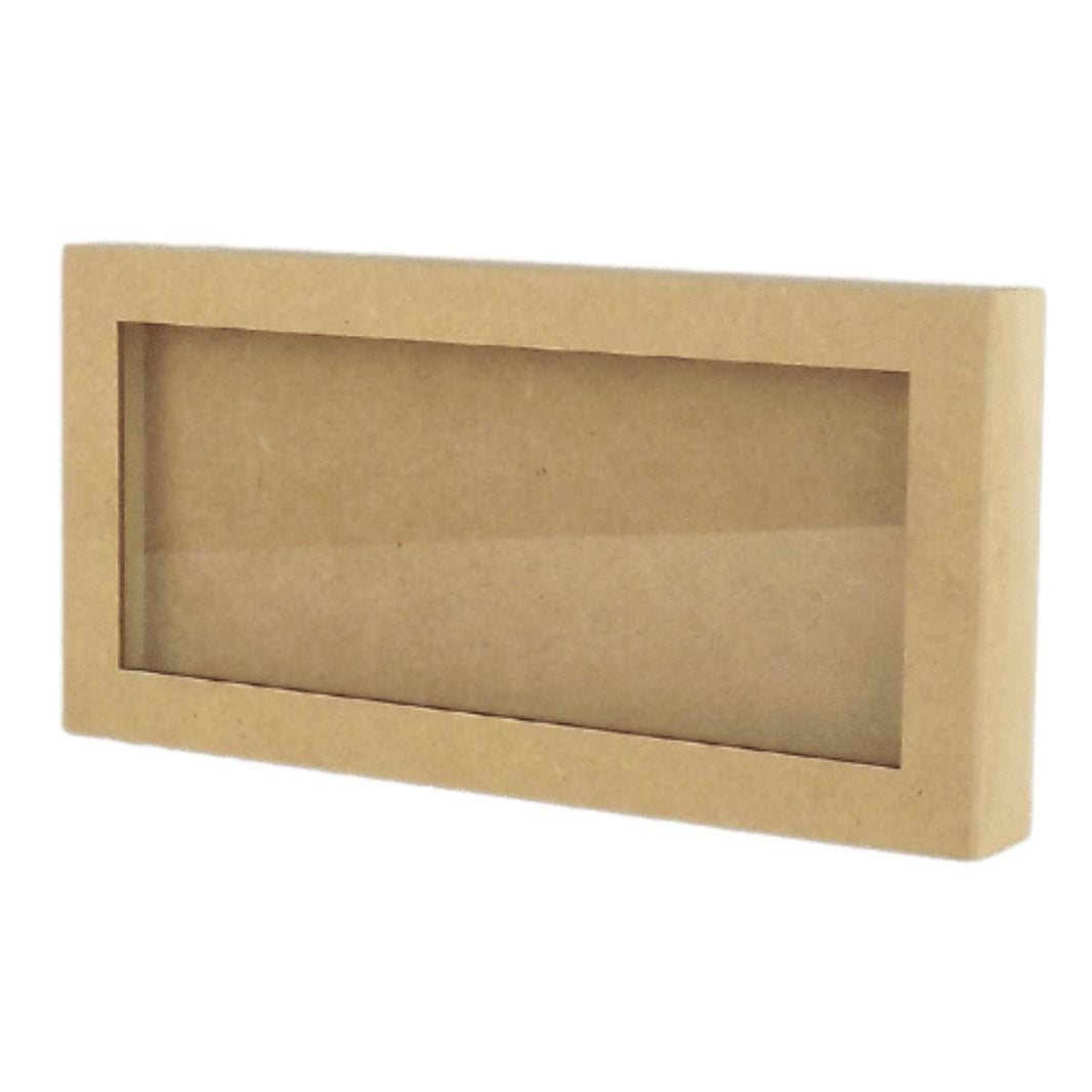 Quadro Scrapbook em MDF 28x13,7 com Vidro - Palácio da Arte