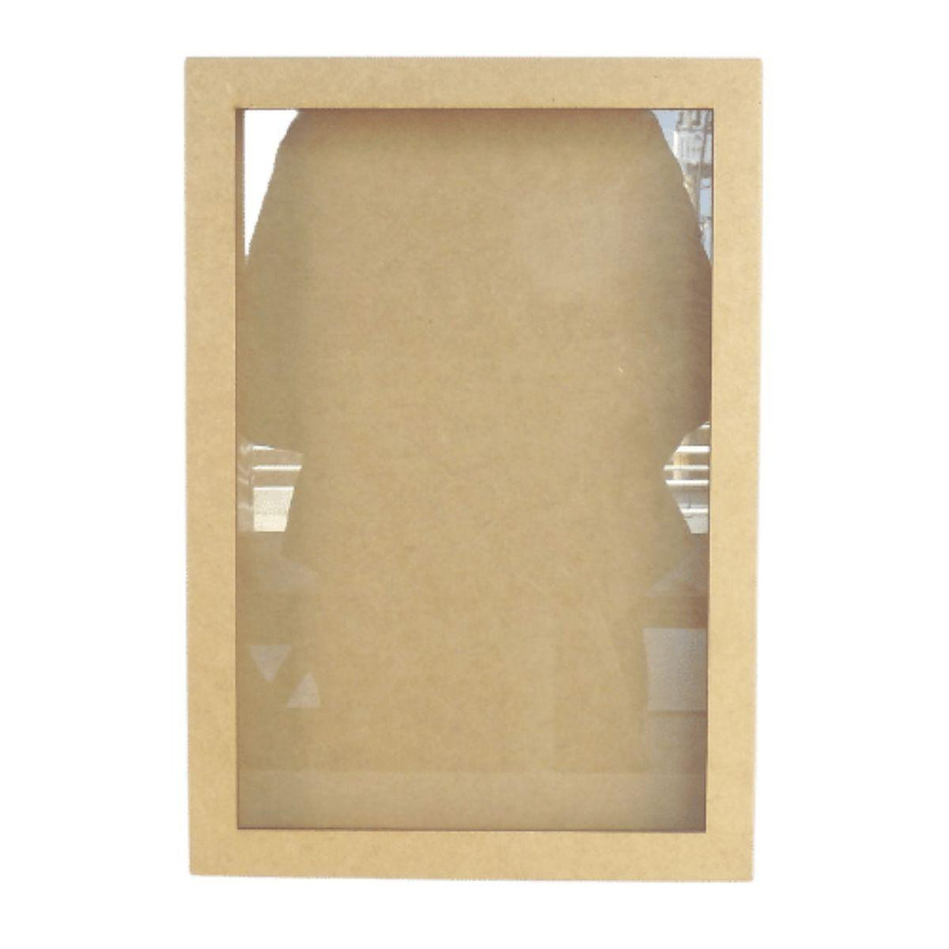 Quadro Scrapbook em MDF 33x23 com Vidro - Palácio da Arte