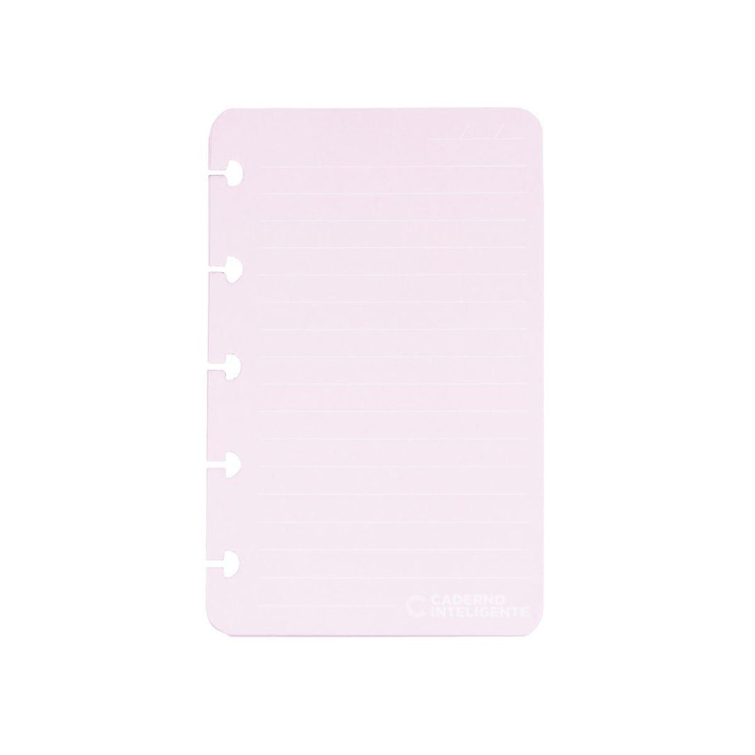 Refil Pautado Caderno Inteligente Inteligine Pink Lover Linhas Brancas 50 Folhas 120g - Palácio da Arte