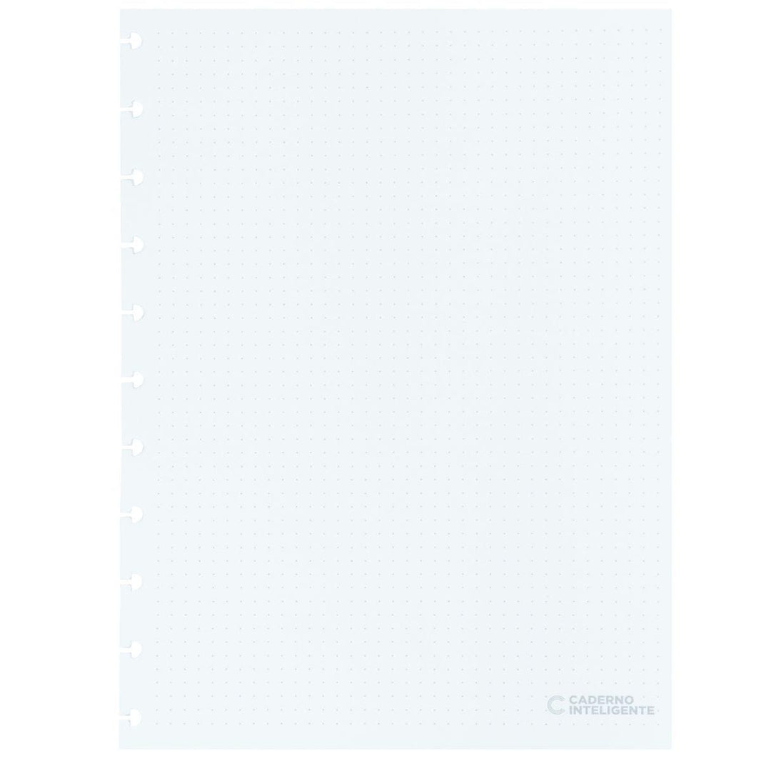 Refil Pontilhado Caderno Inteligente Grande 30 Folhas 120g - Palácio da Arte