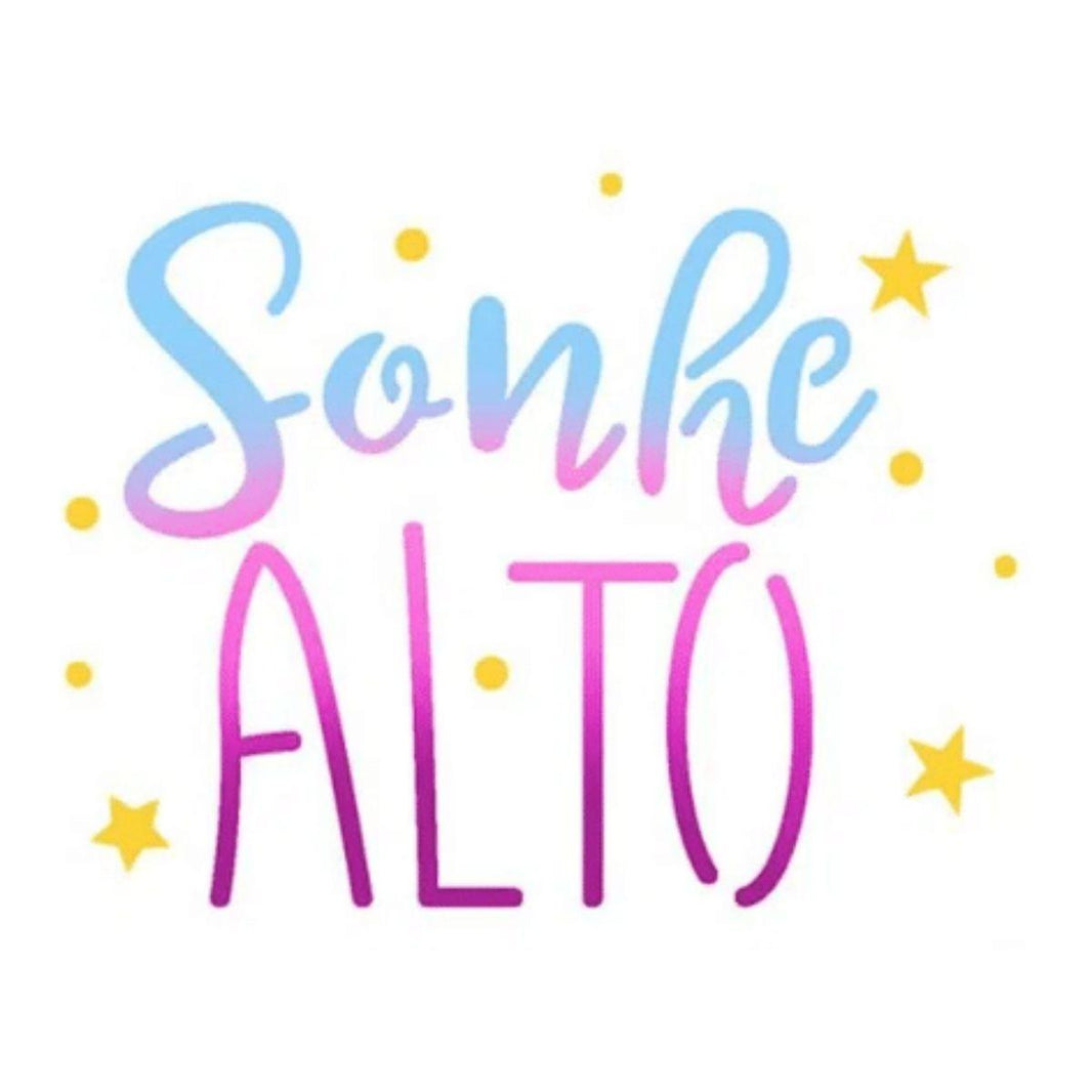 Stencil Litoarte 10x10 STX-378 Sonhe Alto - Palácio da Arte