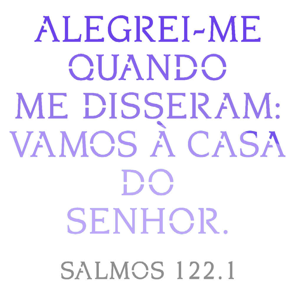 Stencil Litoarte 10x10 STX-424 Salmo 122 - Palácio da Arte