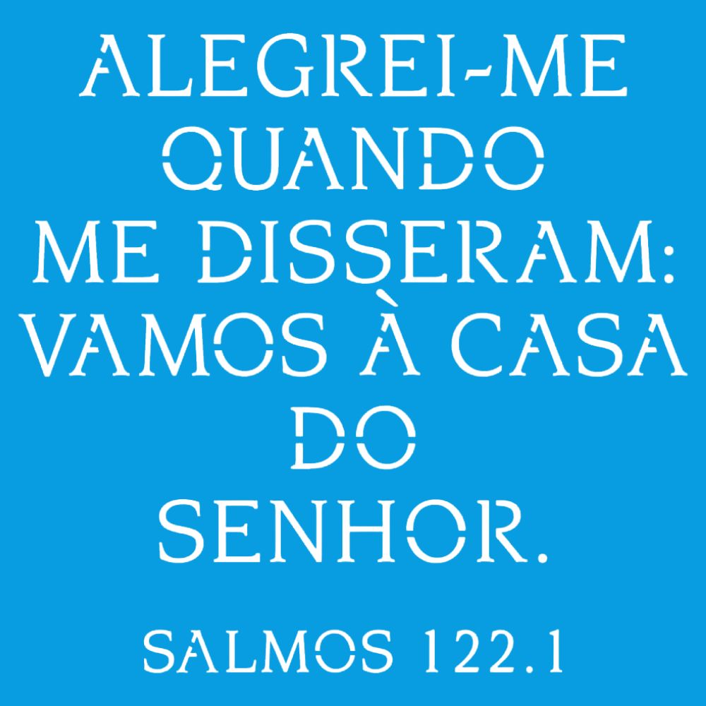 Stencil Litoarte 10x10 STX-424 Salmo 122 - Palácio da Arte