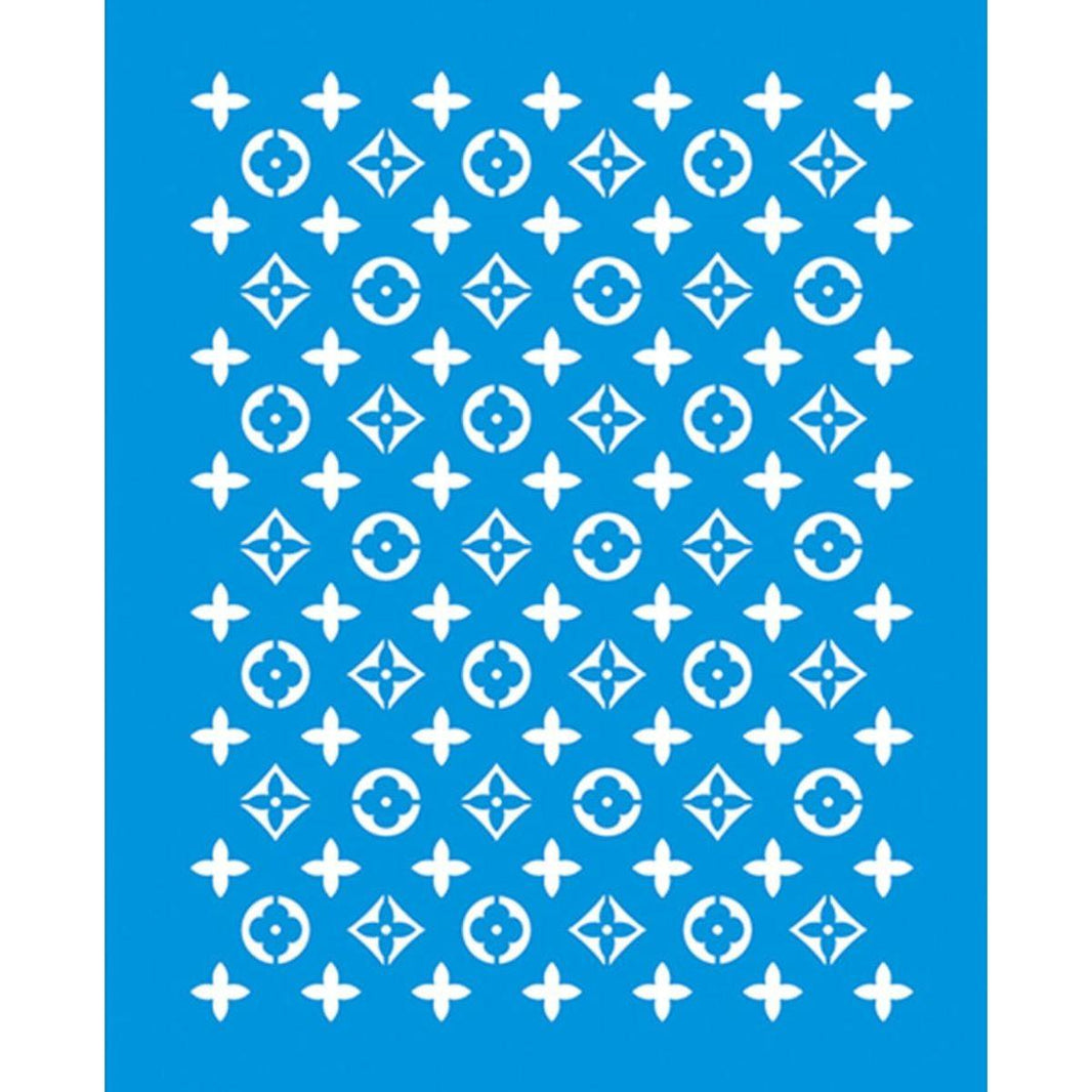 Stencil Litoarte 17x21 STM-684 Textura Flores - Palácio da Arte