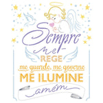 Stencil Litoarte 17x21 STM-729 Oração Santo de Anjo - Palácio da Arte
