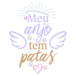 Stencil Litoarte 17x21 STM-770 Meu Anjo Tem Patas - Palácio da Arte