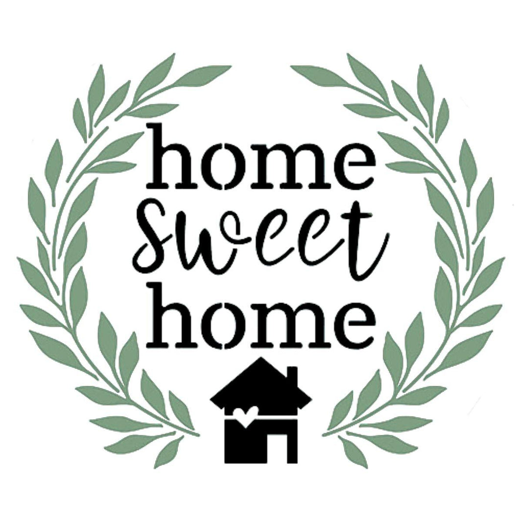 Stencil Litoarte 20x20 STXX-198 Home Sweet Home - Palácio da Arte