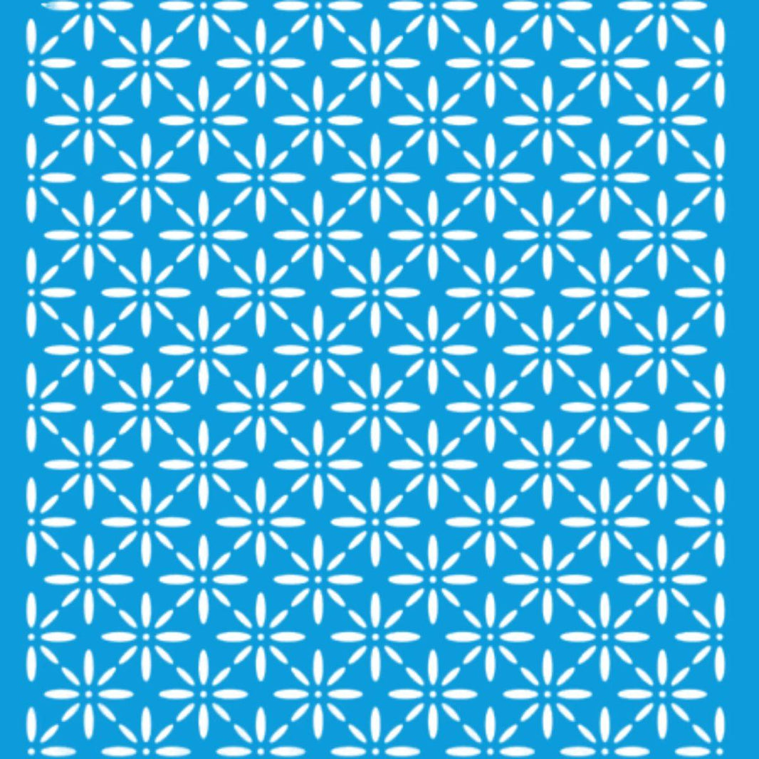 Stencil Litoarte 20x20 STXX-214 Textura Cobogó - Palácio da Arte