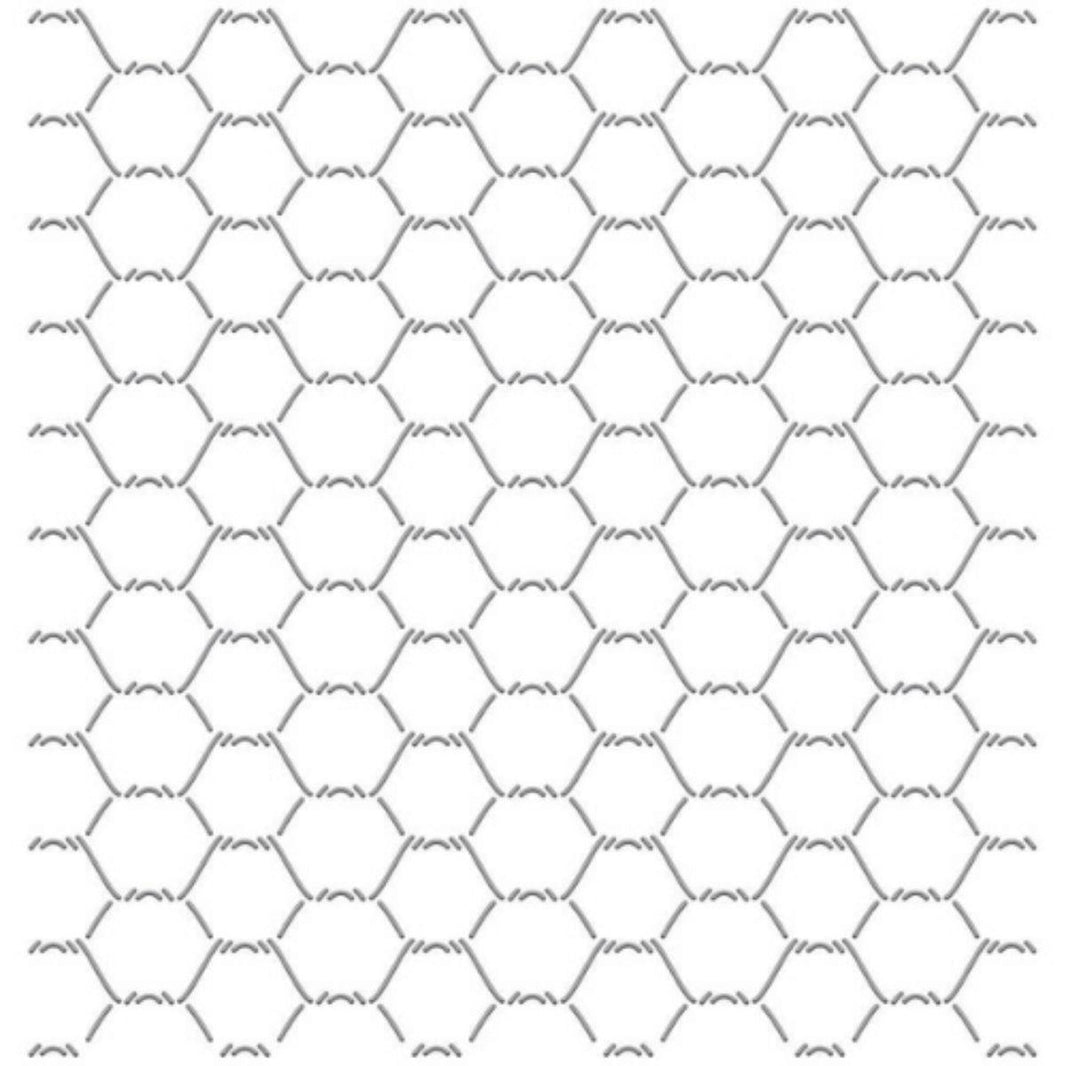 Stencil Litoarte 20x20 STXX-223 Tela Galinheiro - Palácio da Arte