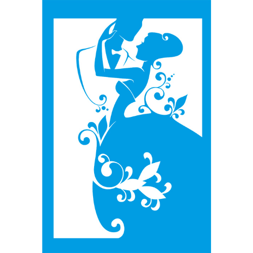 Stencil Litocart 30x20 LSS-002 Homem e Mulher - Palácio da Arte