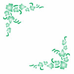 Stencil OPA 10x10 0142 Cantoneira Hera - Palácio da Arte