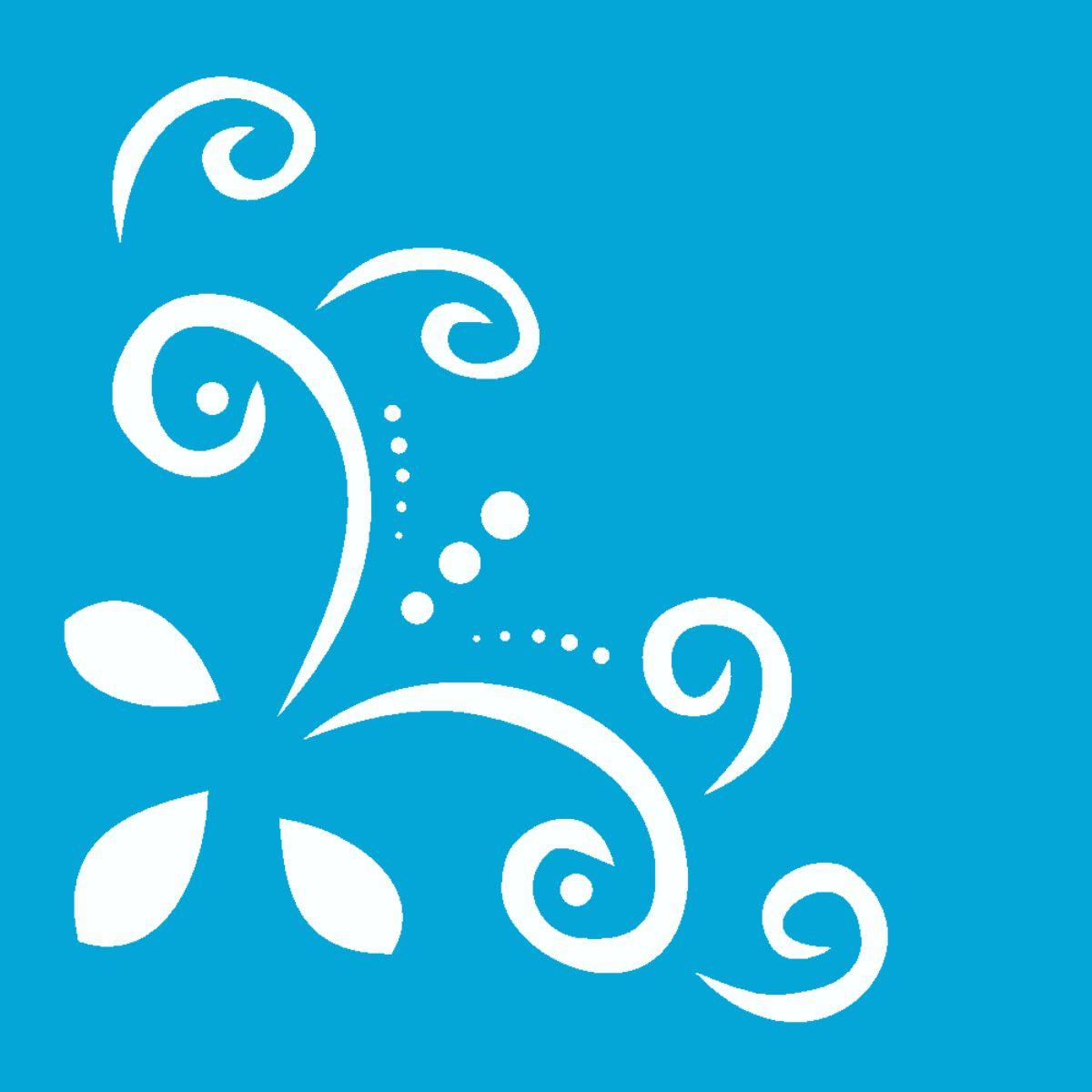 Stencil OPA 10x10 0212 Cantoneira Arabesco II - Palácio da Arte