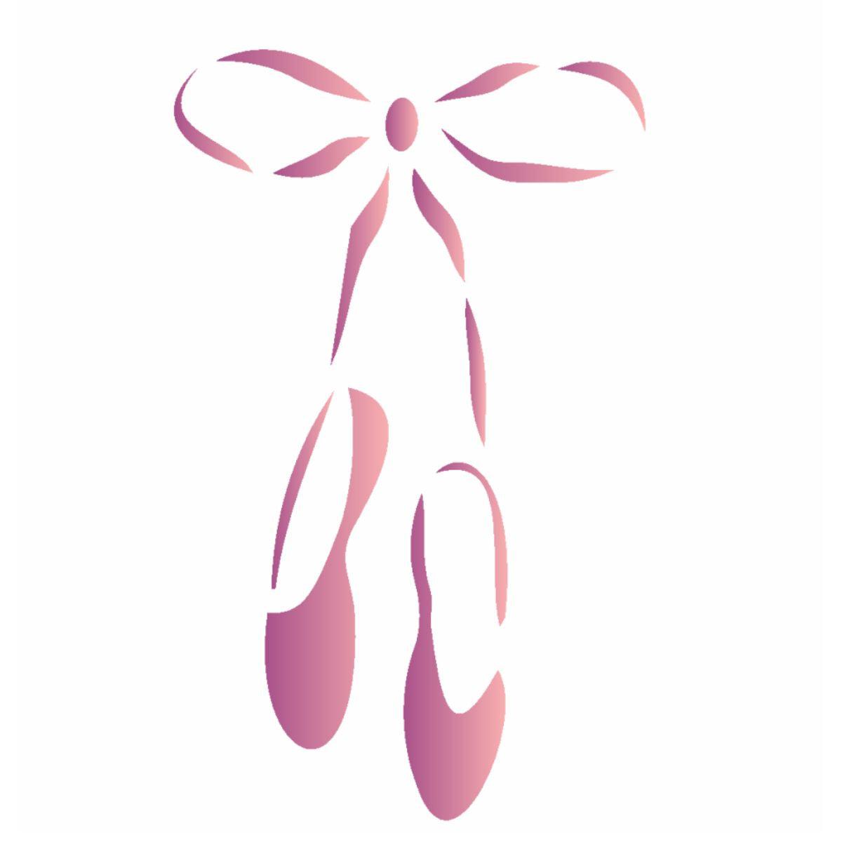 Stencil OPA 10x10 0216 Laço Sapatilha II - Palácio da Arte