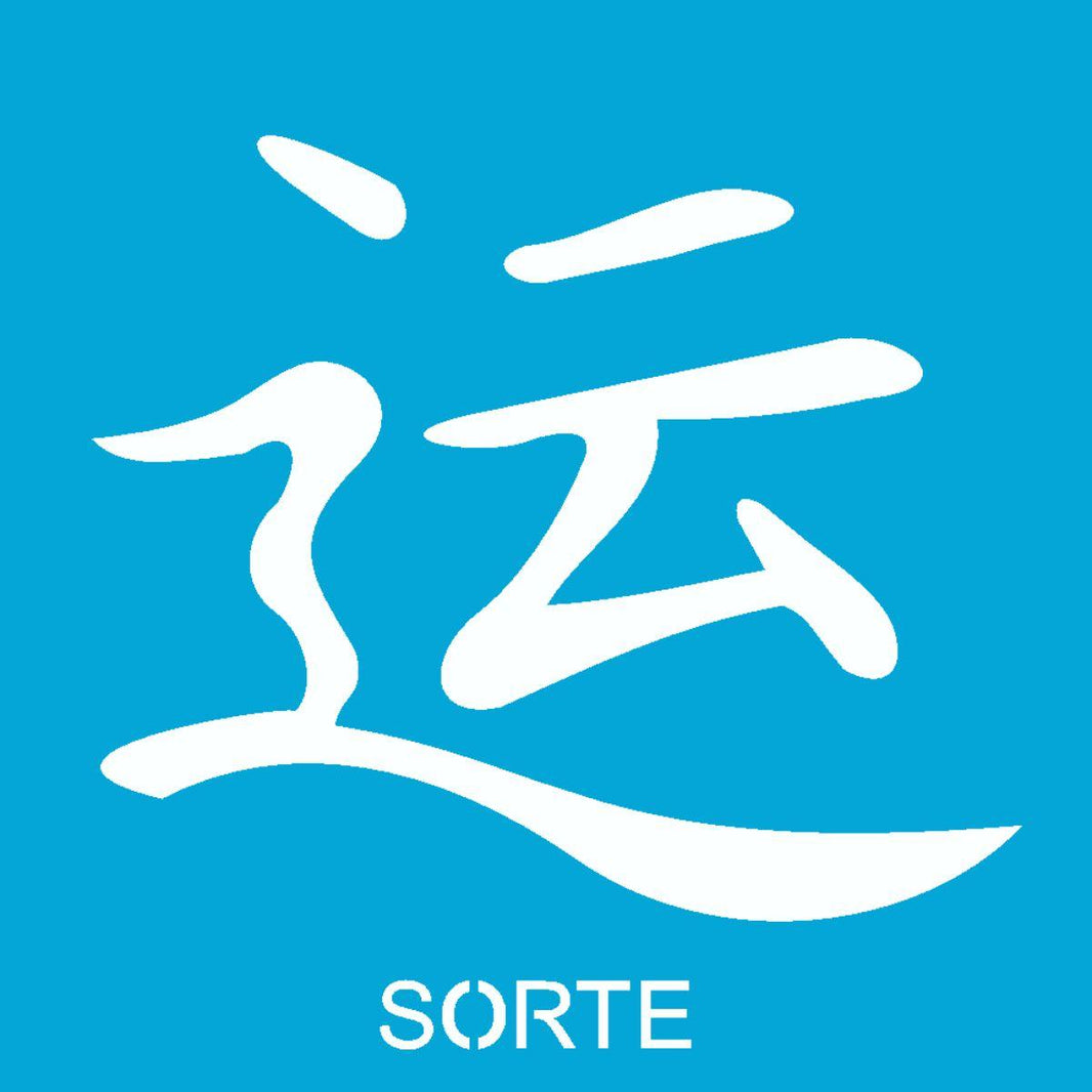 Stencil OPA 10x10 0222 Ideograma Sorte - Palácio da Arte