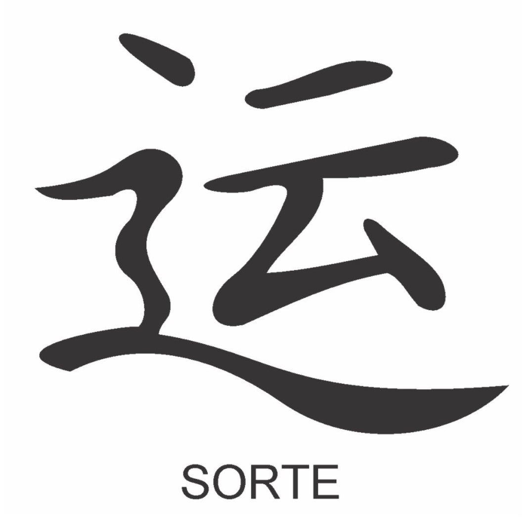 Stencil OPA 10x10 0222 Ideograma Sorte - Palácio da Arte