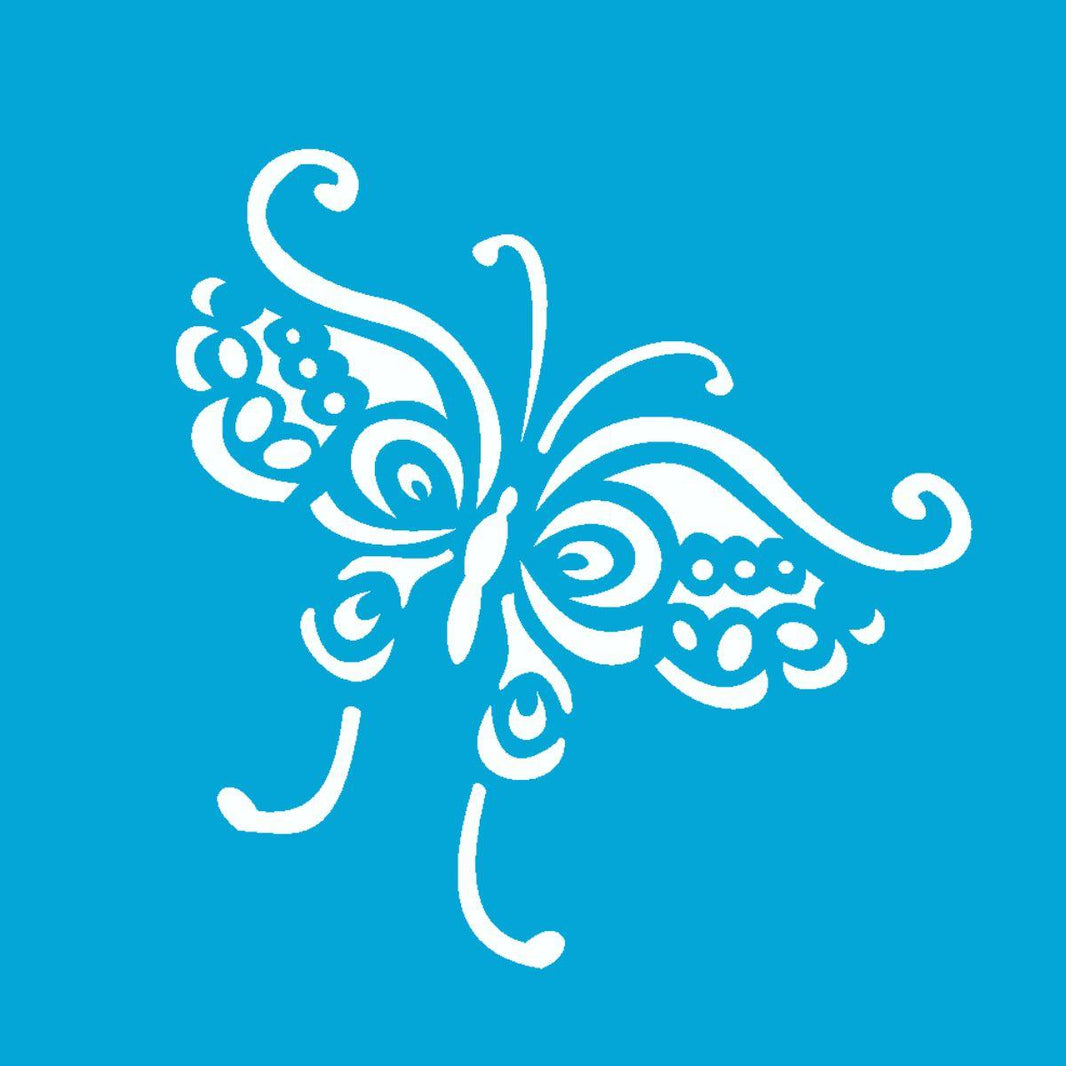 Stencil OPA 10x10 0364 Borboleta Tattoo - Palácio da Arte