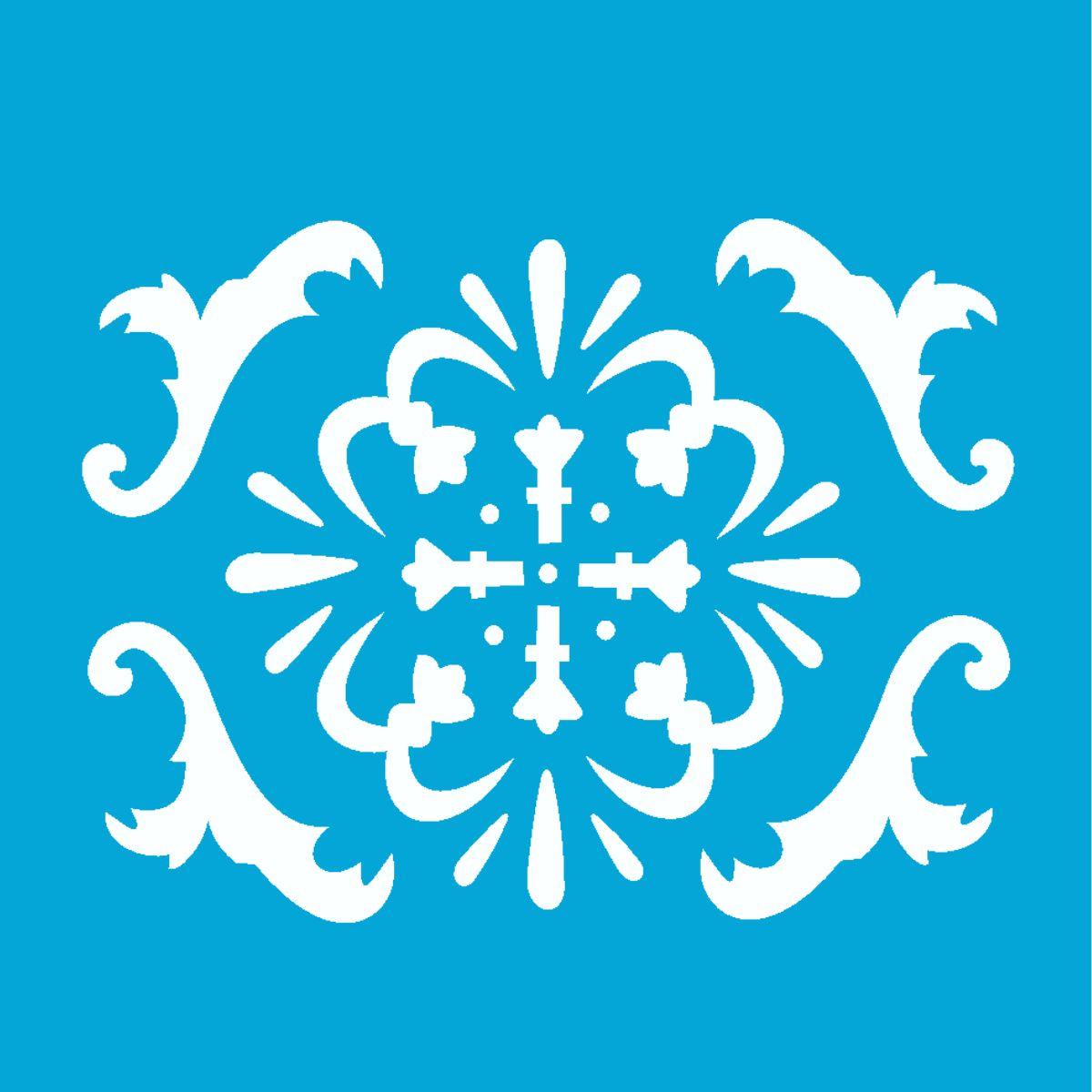 Stencil OPA 10x10 0459 Brasão III - Palácio da Arte