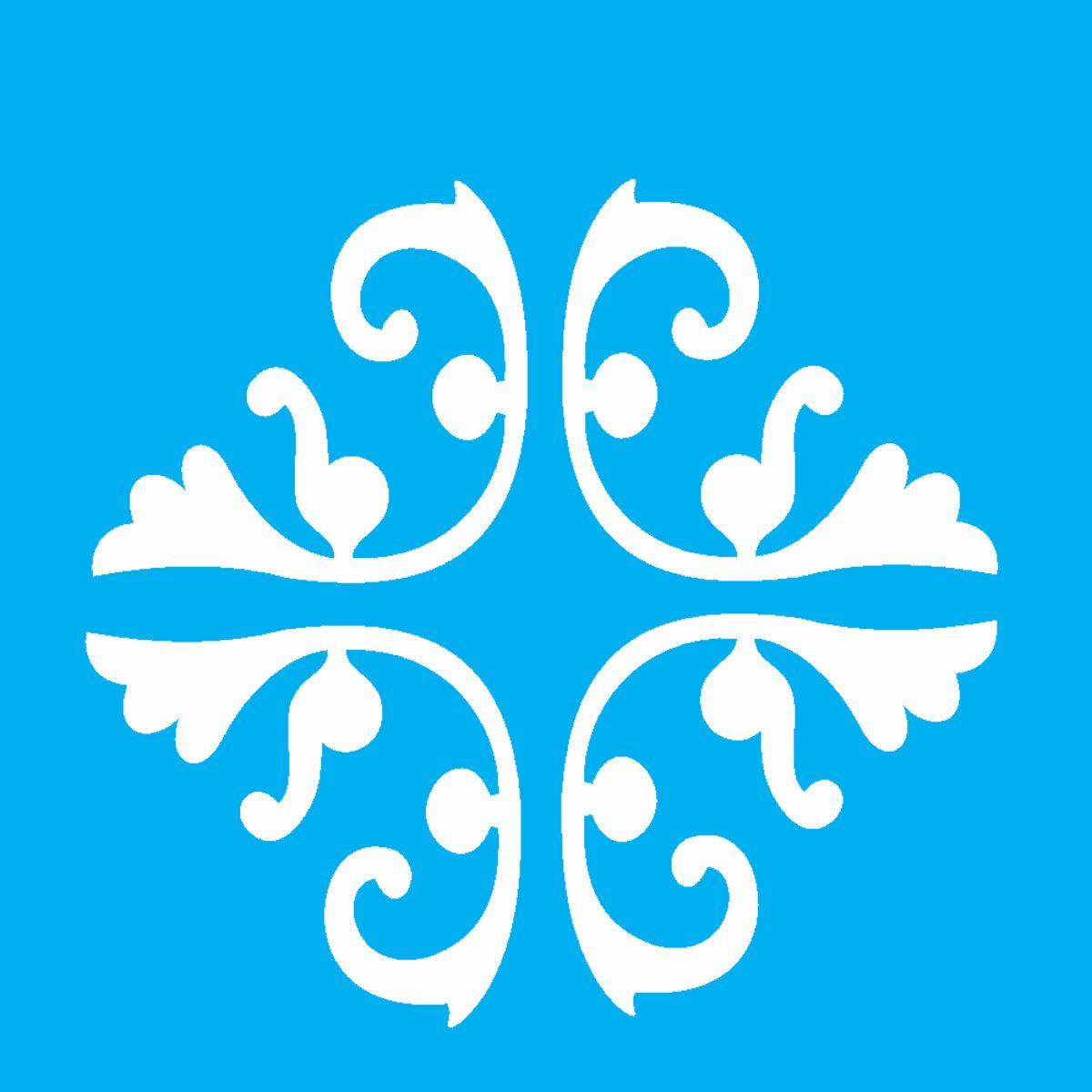 Stencil OPA 10x10 0779 Arabesco Medieval - Palácio da Arte