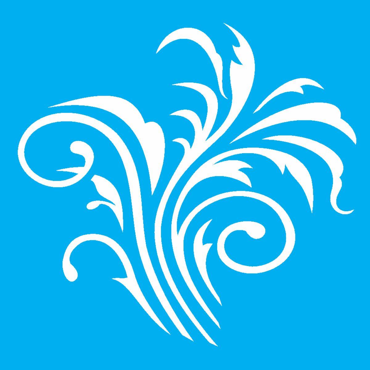 Stencil OPA 10x10 0784 Folhagem - Palácio da Arte