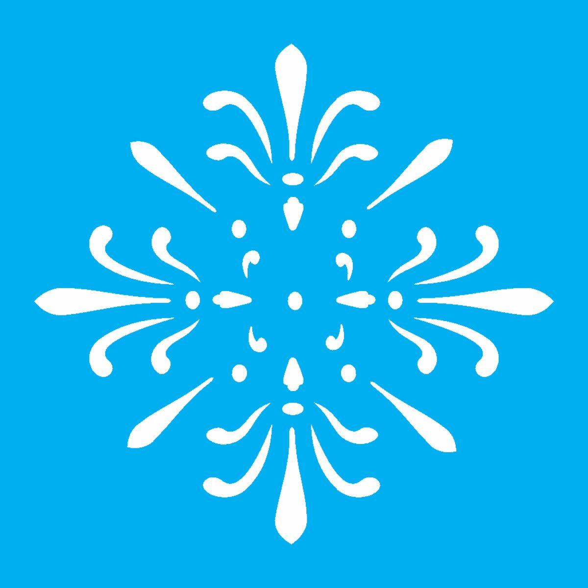 Stencil OPA 10x10 0789 Arabesco Delicado - Palácio da Arte