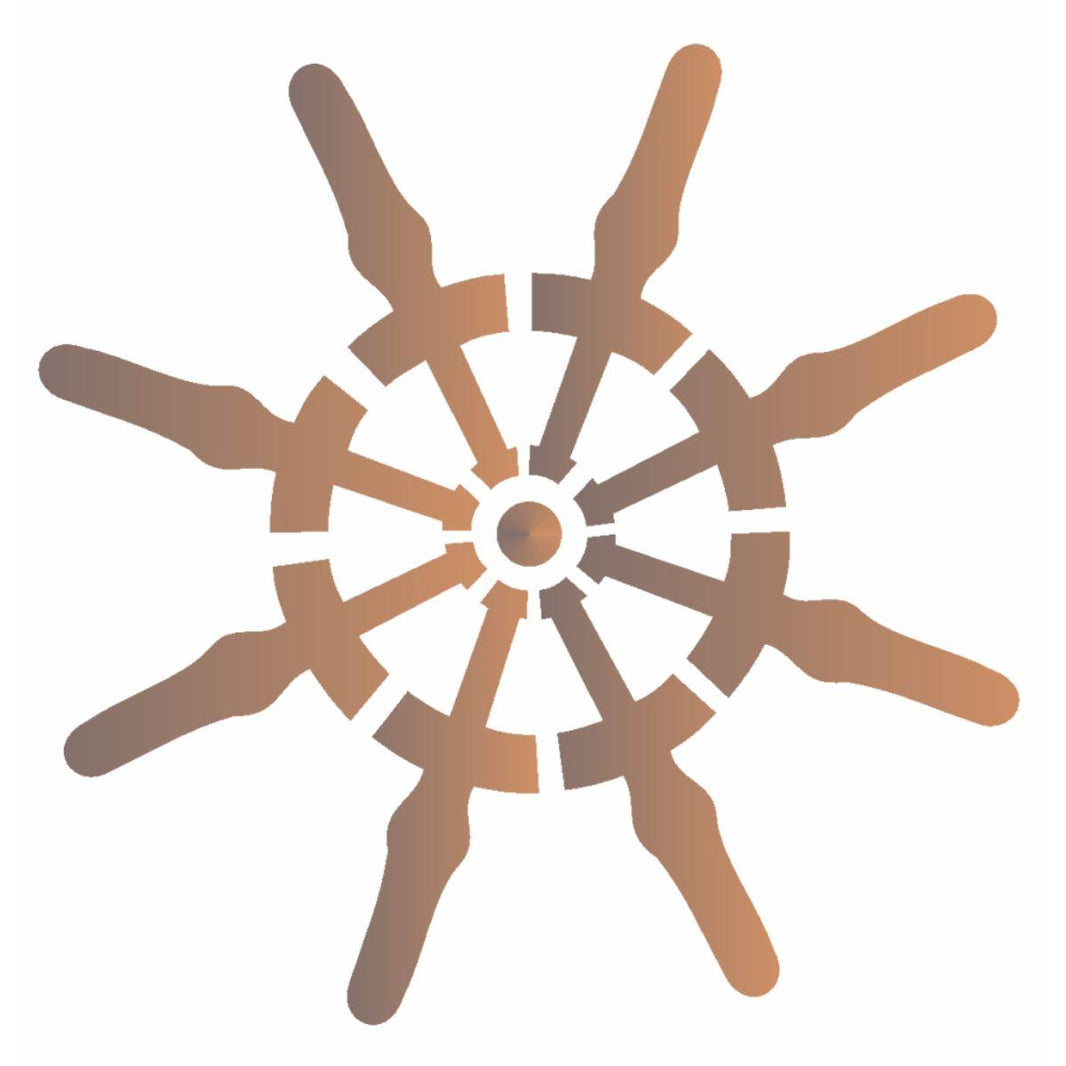 Stencil OPA 10x10 1714 Manchê - Palácio da Arte