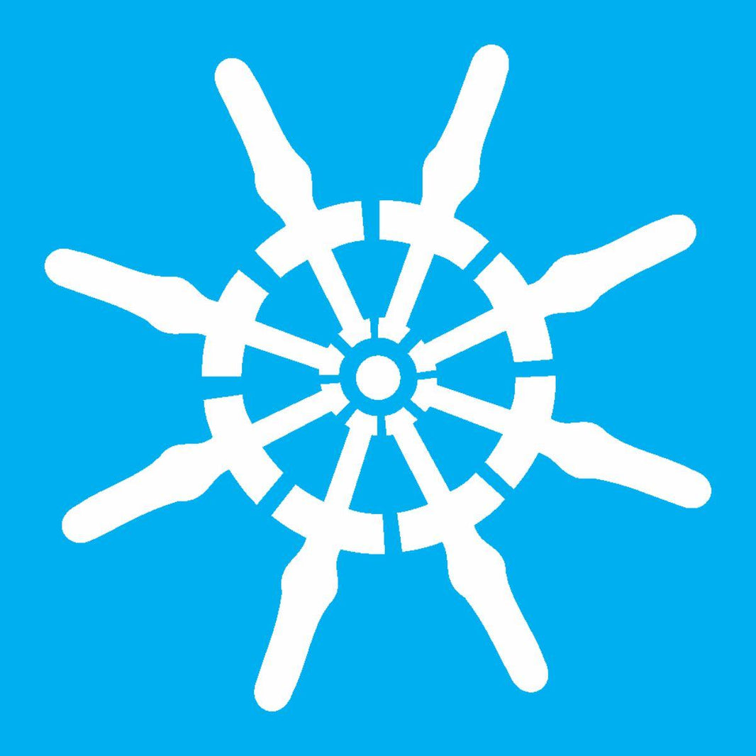 Stencil OPA 10x10 1714 Manchê - Palácio da Arte