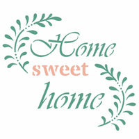 Stencil OPA 10x10 2989 Home Sweet Home - Palácio da Arte