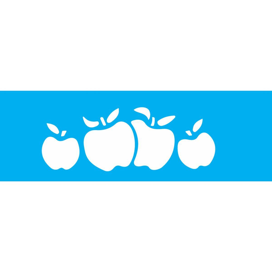 Stencil OPA 10x30 0099 Frutas Maçãs II - Palácio da Arte