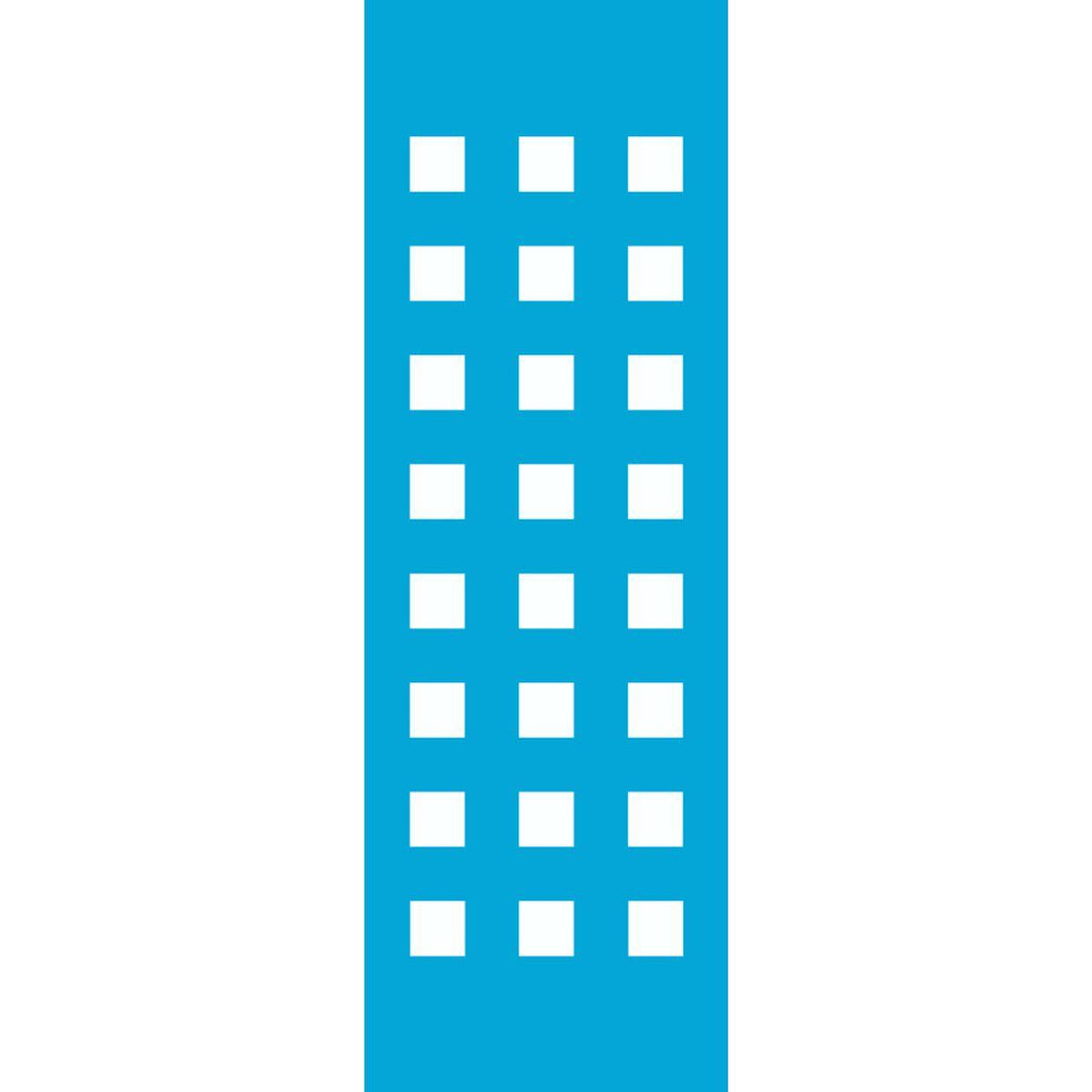 Stencil OPA 10x30 0281 Quadrado Alinhados Médio - Palácio da Arte