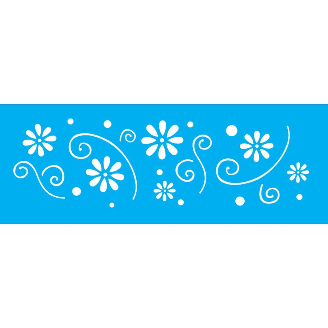 Stencil OPA 10x30 0731 Flores Princesas I - Palácio da Arte