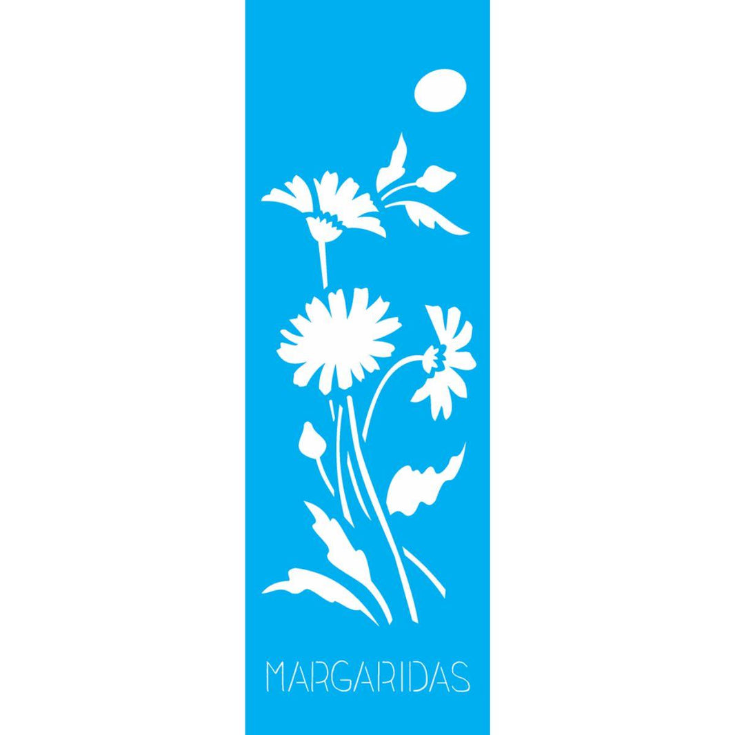 Stencil OPA 10x30 1727 Margaridas - Palácio da Arte