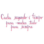 Stencil OPA 10x30 2229 Frase Tempo - Palácio da Arte