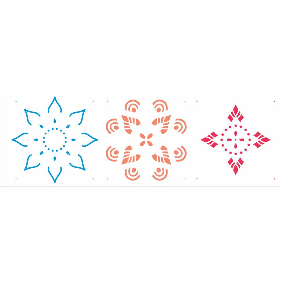 Stencil OPA 10x30 2672 Mandala I - Palácio da Arte
