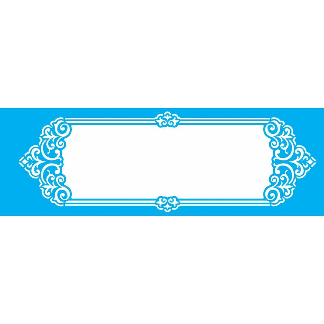 Stencil OPA 10x30 2918 Moldura Arabesco III - Palácio da Arte