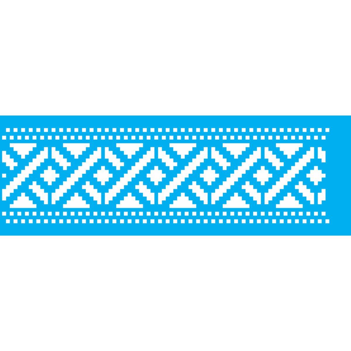 Stencil OPA 10x30 3465 Ponto Cruz I - Palácio da Arte