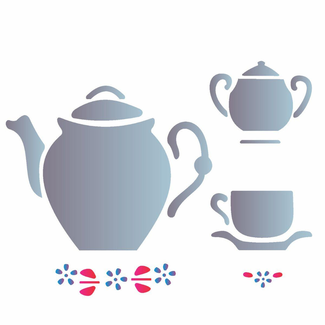 Stencil OPA 14x14 1030 Kit Chá - Palácio da Arte