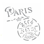 Stencil OPA 14x14 1742 Selo Paris - Palácio da Arte