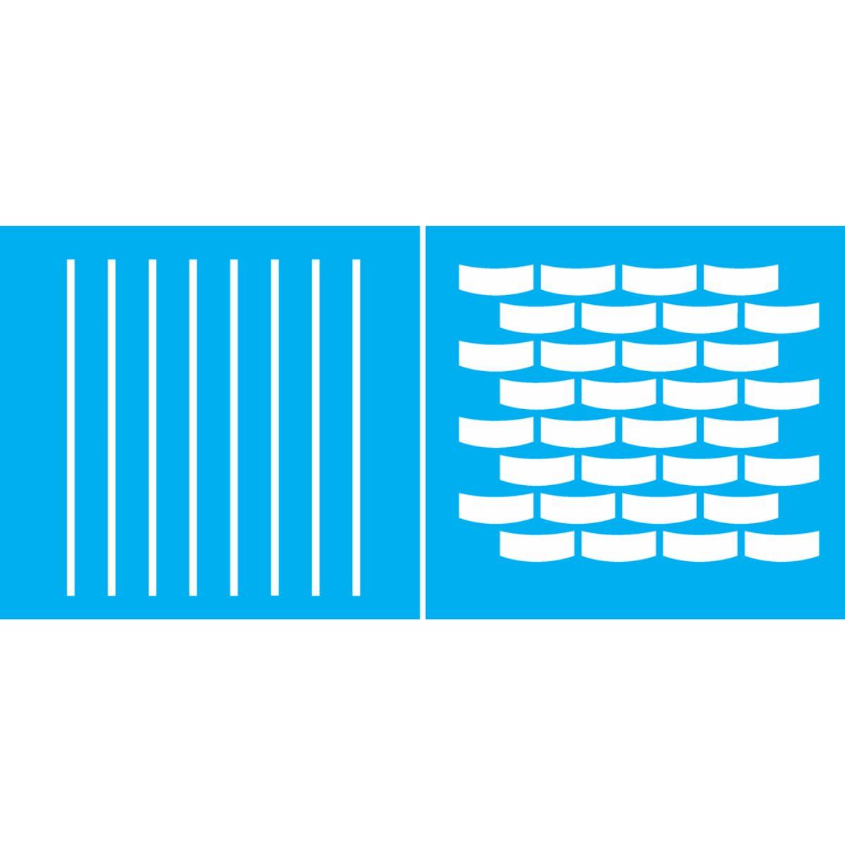 Stencil OPA 14x14 Duplo 1746 Cestaria Pequena - Palácio da Arte